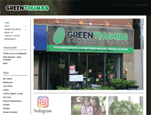 Tablet Screenshot of green-thumbs.ca